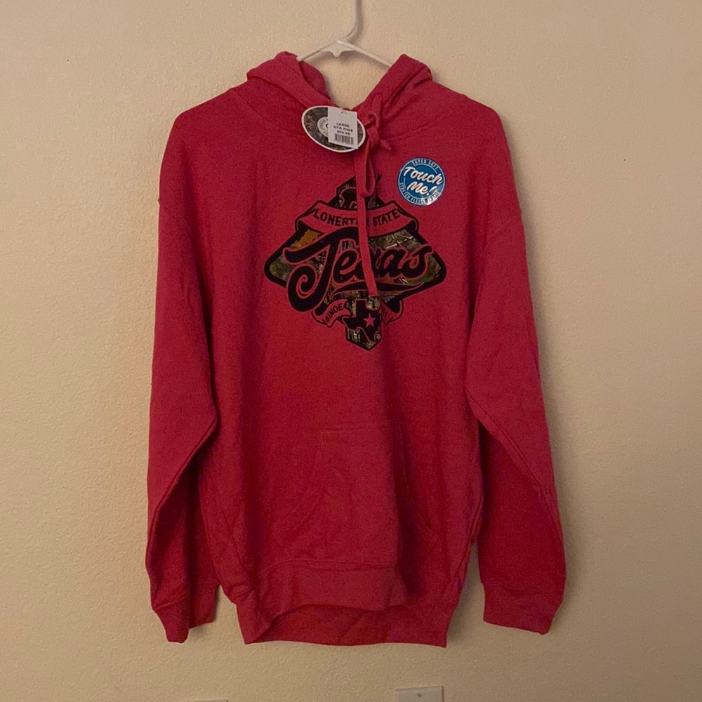 Pink camp hoodie 💕